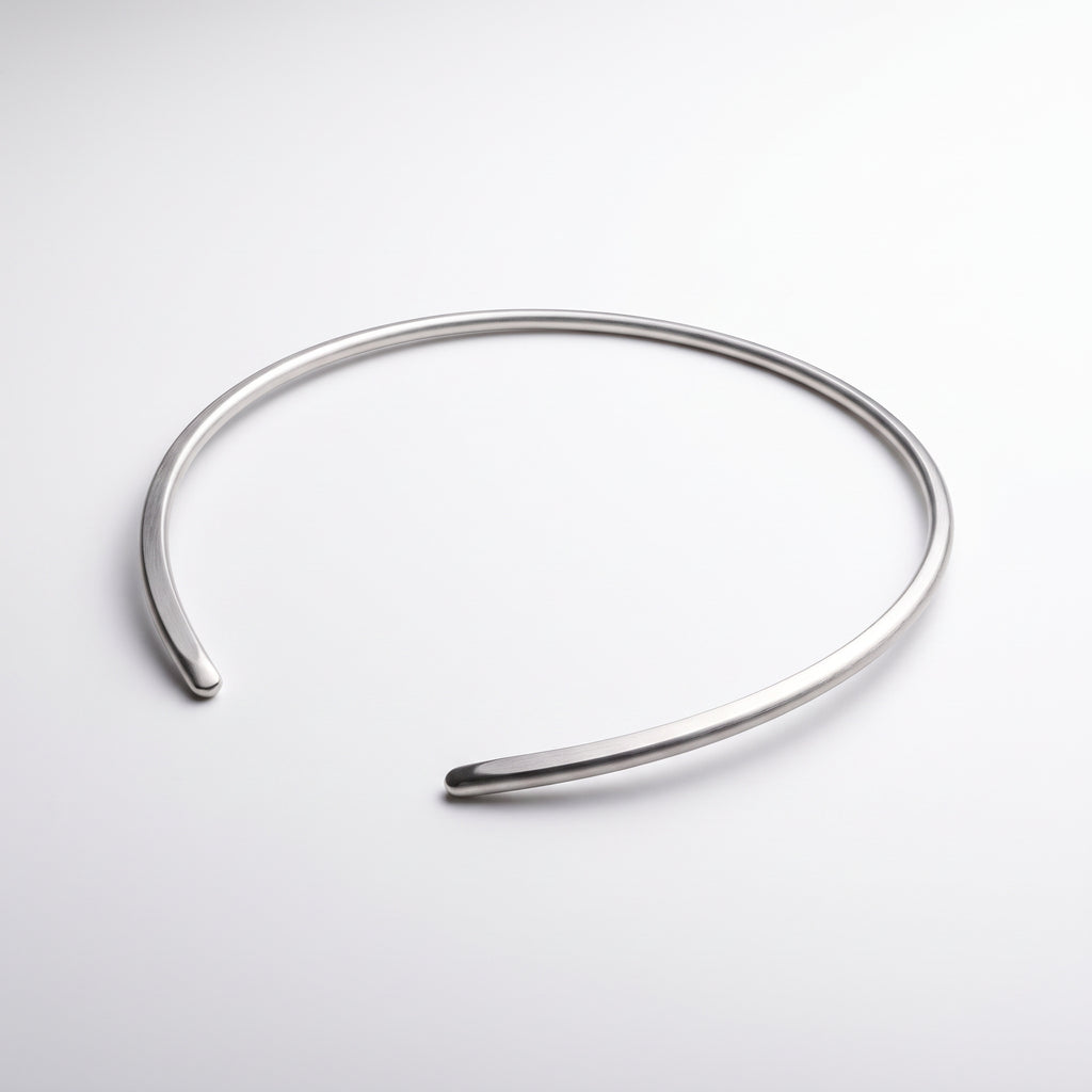 Choker Arco, finitura argentata — foto prodotto
