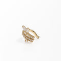 Earcuff Merletto, finitura dorata — foto prodotto